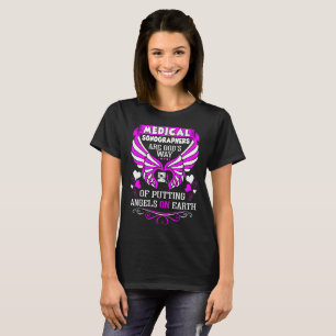 T-shirt Anges Médicale de dieux de Sonographers sur le