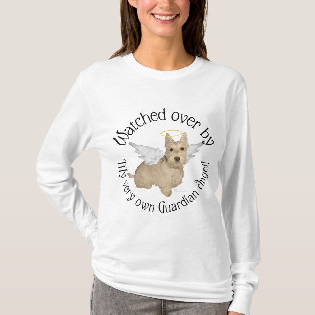 T-shirt Anges Wheaten Scottish Terrier (Devant)