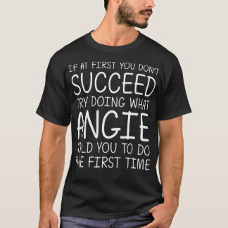 T-shirt ANGIE Nom du cadeau Anniversaire Personnalisé Funn