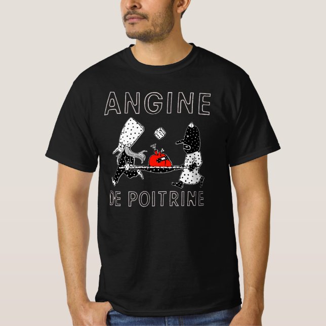 T-shirt Angine de Poitrine Mantra Rock Band Quebec Canada  (Devant)