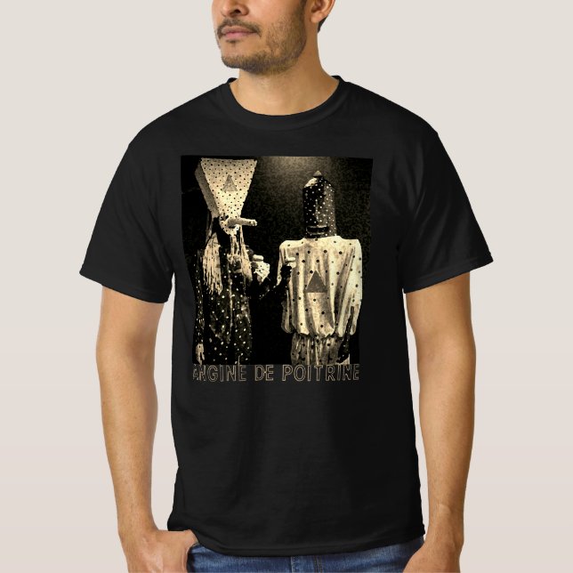 T-shirt Angine de Poitrine Quebec Canada Rock Mantra Band (Devant)