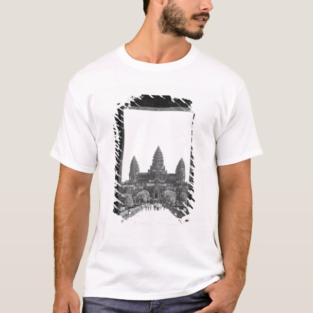 T-shirt Angkor Cambodia, Angkor Vat Doorway Vue 2 (Devant)