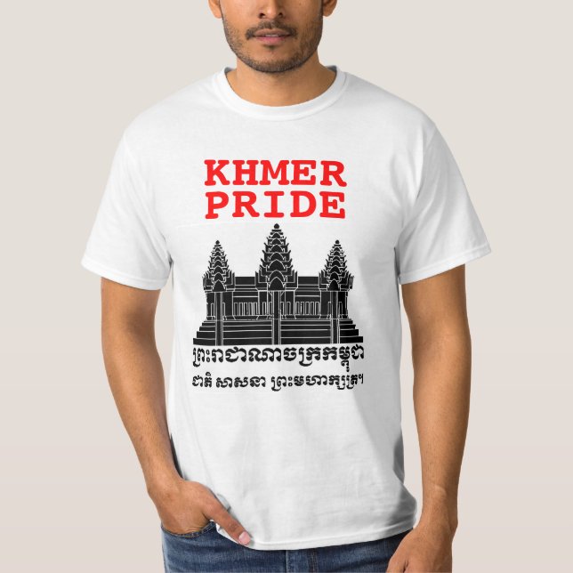 T-shirt Angkor Vat - Khmer Pride2 (Devant)