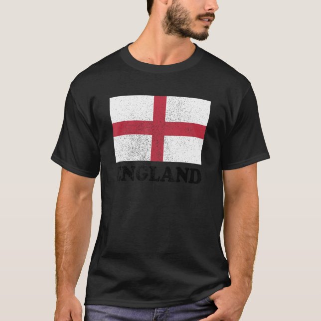 T-shirt Anglais Angleterre Flag Pride Anglais Flag (Devant)