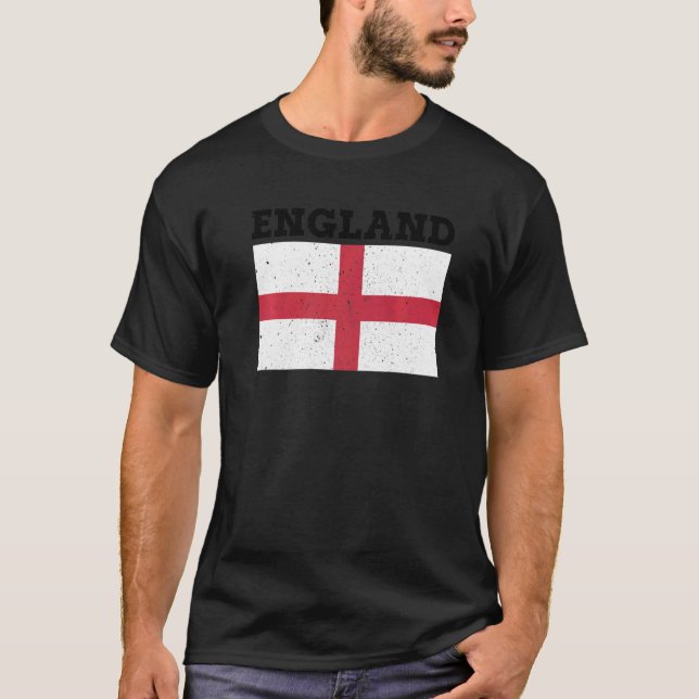 T-shirt Anglais Angleterre Flag Pride Anglais Flag (Devant)