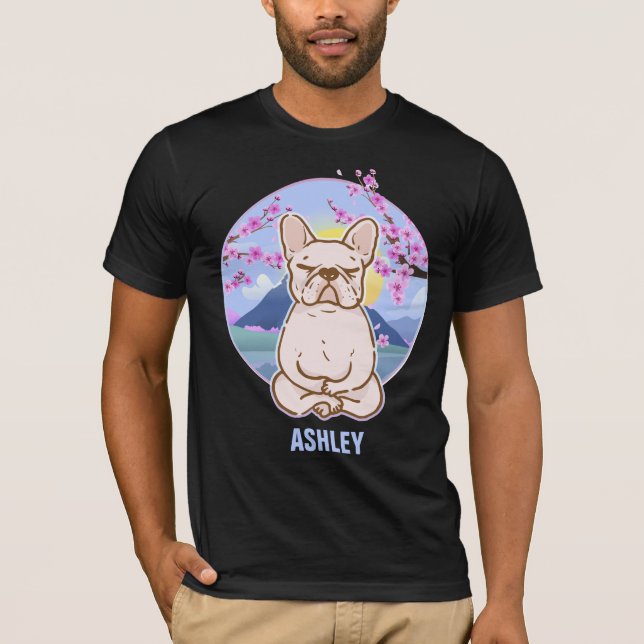 T-shirt Anglais Bulldog Kawaii mignon cadeau chien animal  (Devant)