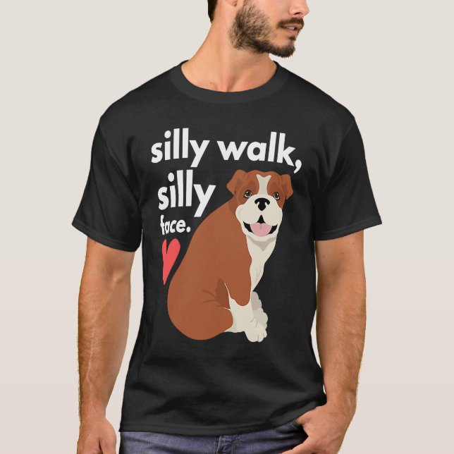 T-shirt Anglais Bulldog Squishy Face Squishy Butt 1 (Devant)