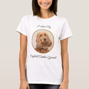 T-shirt Anglais Cocker Peinture Espagnole - Art Chien orig