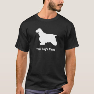 T-shirt Anglais Cocker Spaniel ン グ リ en pleine ュ ・ ・ カ voi