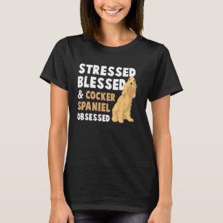 T-shirt Anglais Cocker Spaniel Chien Maman