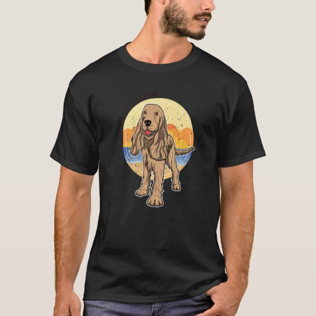 T-shirt Anglais Cocker Spaniel Chien race 111 (Devant)