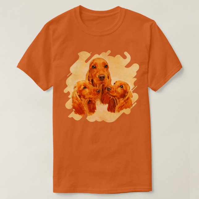T-shirt Anglais Cocker Spaniel Collage (Design devant)