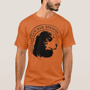 T-shirt Anglais Cocker Spaniel Dog Art numérique 4