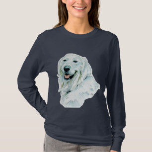 T-shirt anglais de golden retriever