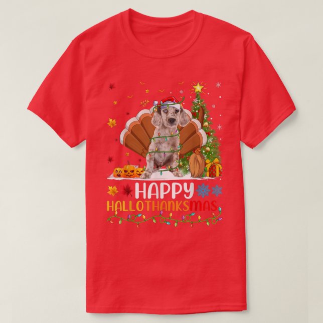 T-shirt Anglais Setter Amoureux des chiens Funny Anglais S (Design devant)