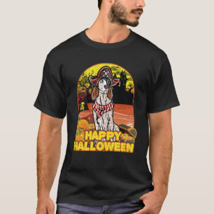 T-shirt Anglais Setter Happy Halloween Costume Pirate Swea