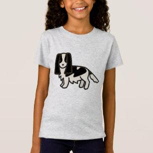 T-Shirt Anglais Springer espagnol noir et blanc dessin ani