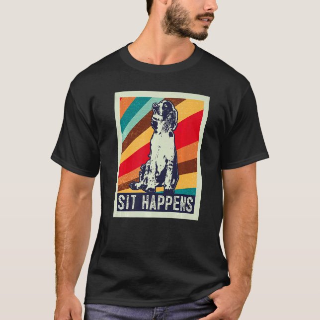 T-shirt Anglais Springer Spaniel Chien race (Devant)