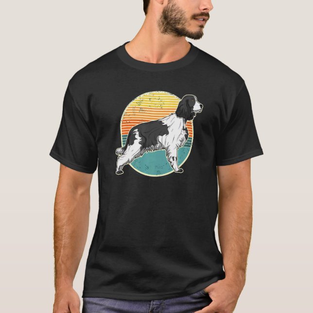 T-shirt Anglais Springer Spaniel Chien race 51 (Devant)