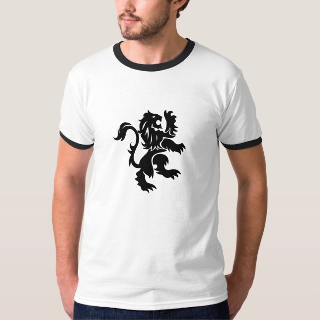 T-shirt anglais tribal unique de conception de (Devant)