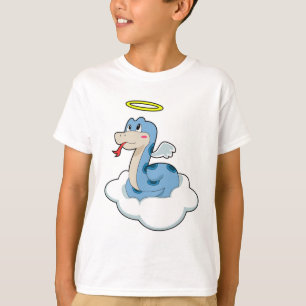 T-shirt Angle nuage serpent