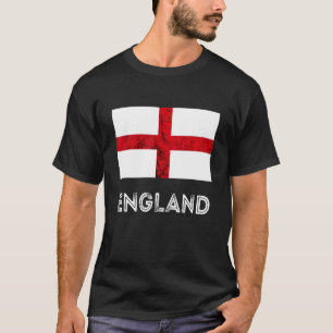 T-shirt Angleterre Anglais Drapeau St George's Cross Roots