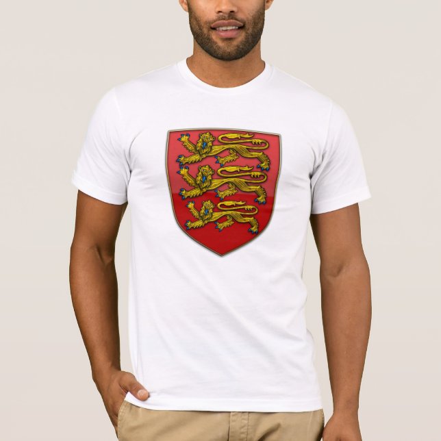 T-shirt Angleterre : Armoiries royales (Devant)