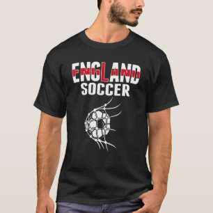 T-shirt Angleterre Bal De Football En Net Anglais Football