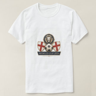 T-shirt Angleterre Coupe du Monde 2026 Lion Football T-Shi