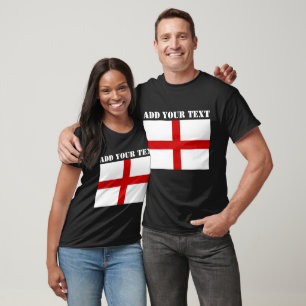 T-shirt Angleterre Drapeau Football Soccer Royaume-Uni