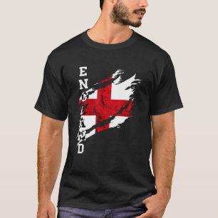T-shirt Angleterre Drapeau héroïque Vintage drapeau anglai