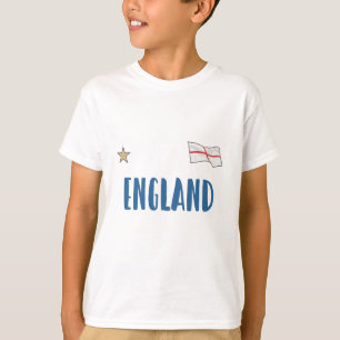 T-shirt Angleterre Fan Shirt Anglais Drapeau