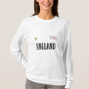 T-shirt Angleterre Fan Shirt Anglais Drapeau