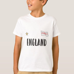 T-shirt Angleterre Fan Shirt Anglais Drapeau