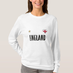 T-shirt Angleterre Fan Shirt Anglais Drapeau