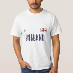 T-shirt Angleterre Fan Shirt Anglais Drapeau