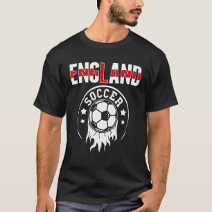T-shirt Angleterre Fans De Football Fier Football Anglais