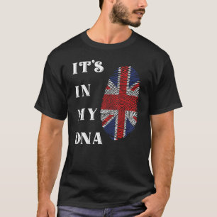 T-shirt Angleterre Fier Français Fun Drapeau Drapeau Drape