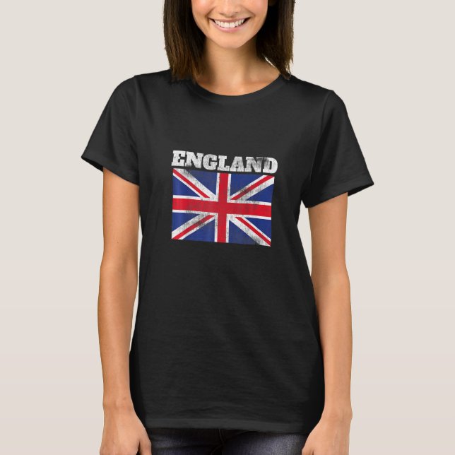 T-shirt Angleterre Flag Pride pour les hommes Femmes Idée  (Devant)