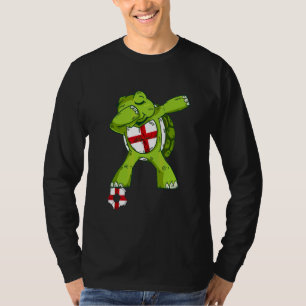 T-shirt Angleterre Football Tortue Dabbing Drapeau Anglais