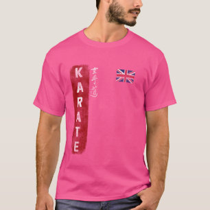 T-shirt Angleterre Karaté Anglais Drapeau britannique Kyok