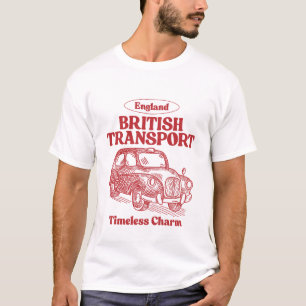 T-shirt Angleterre : Le charme intemporel du transport bri