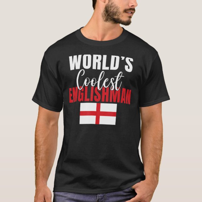 T-shirt Angleterre Mondes le plus frais Anglais (Devant)