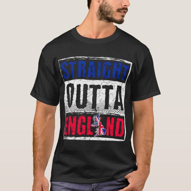 T-shirt Angleterre tout droit sortie d'Angleterre (Devant)