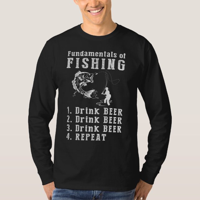 T-shirt Angling & Ale : Reeling in Laughter Tee (Devant)