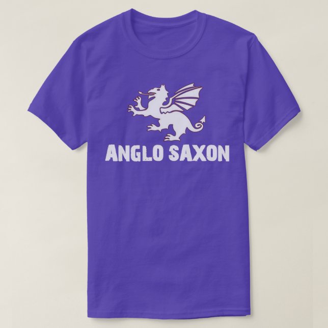 T-shirt Anglo saxon noir (Design devant)