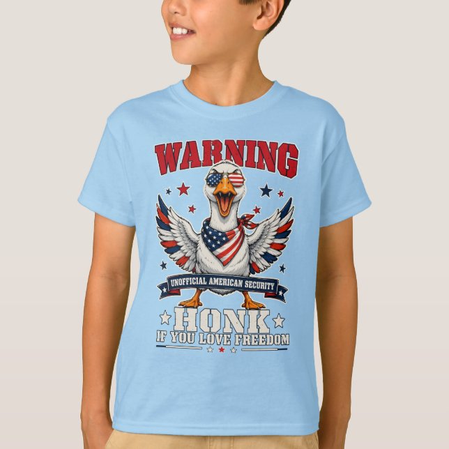 T-Shirt Angry Goose 4 juillet (Devant)