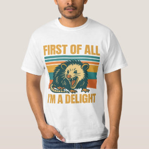 T-shirt Angry Possum png|I'm a delight png|Funny Oppossum