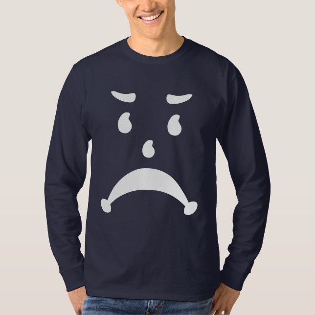 T-shirt Angry Sad 80s Child Parody (Devant)