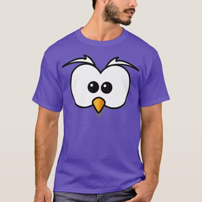 T-shirt Angry Sneaky Bird Eyes Premium (Devant)